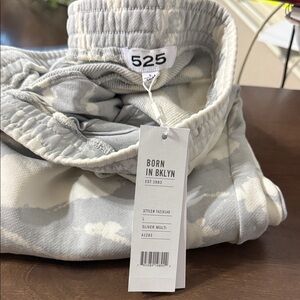 525 America Women’s tiedye Joggers - sliver Multi